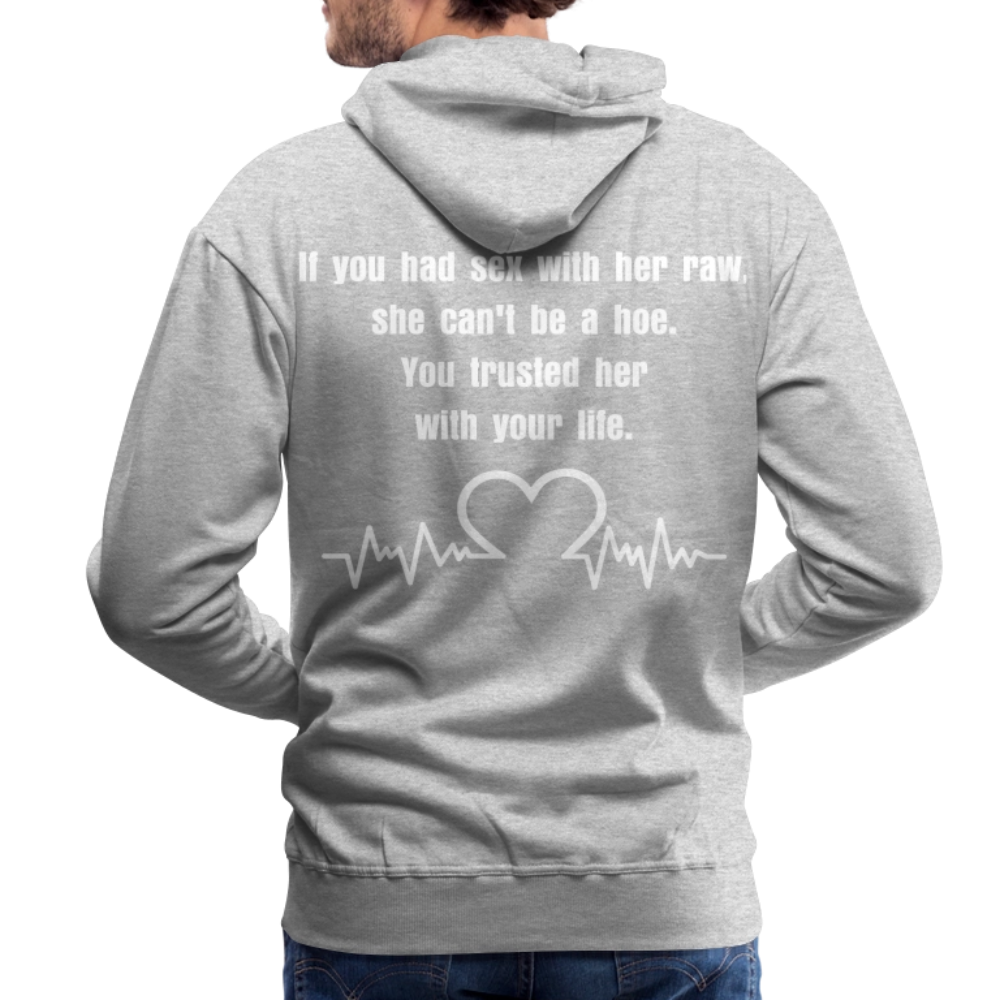 Men’s Premium Hoodie - heather grey