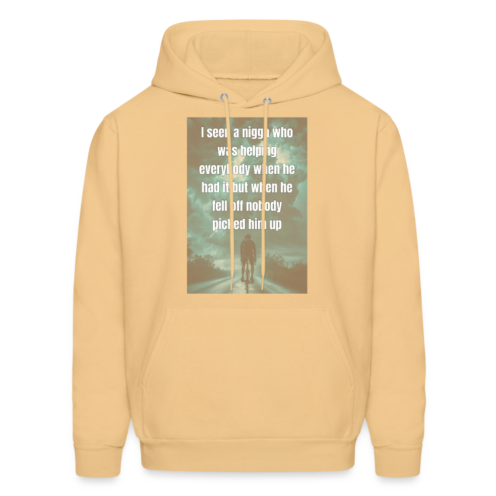 Men's Hoodie - light gold 