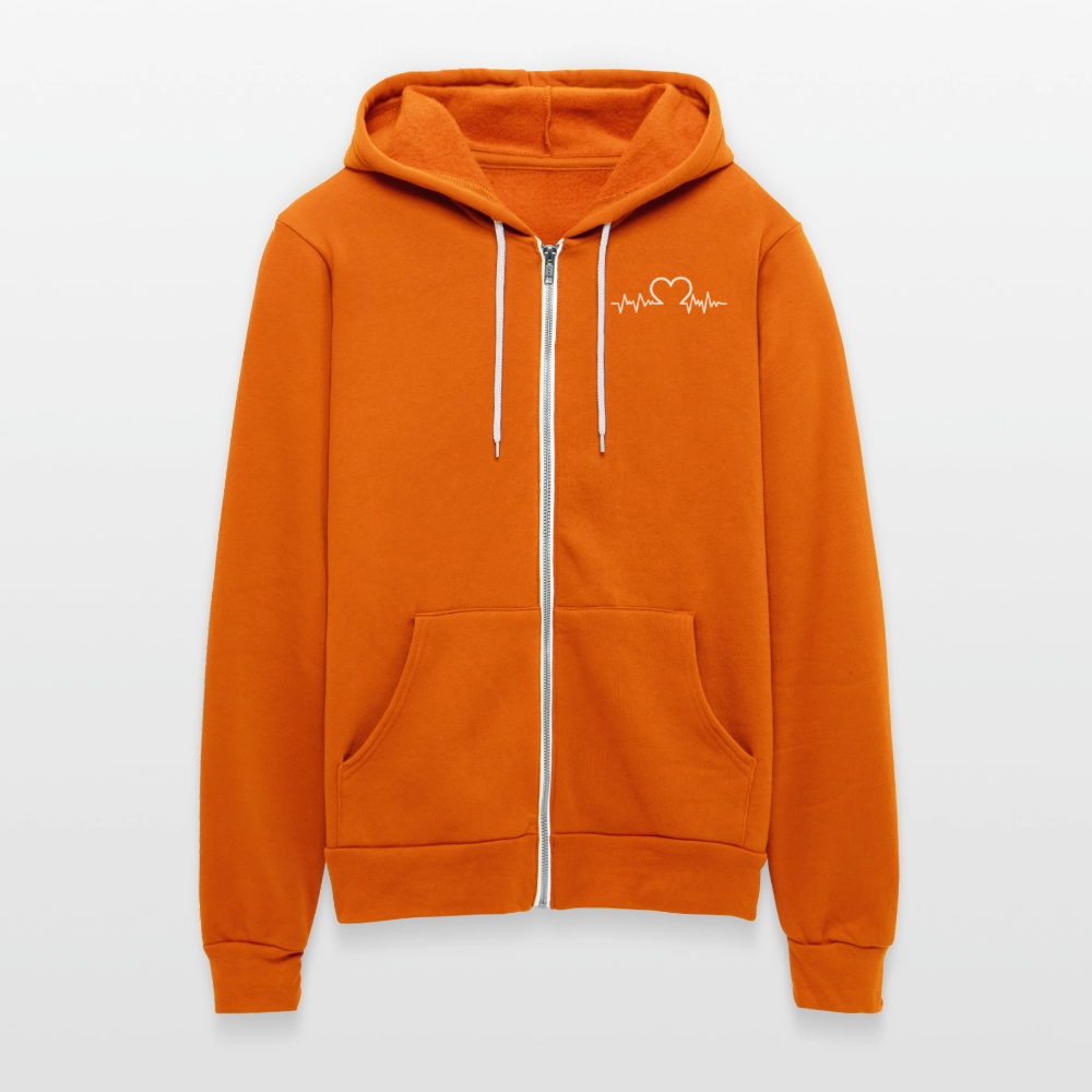 Bella + Canvas Unisex Full Zip Hoodie - autumn