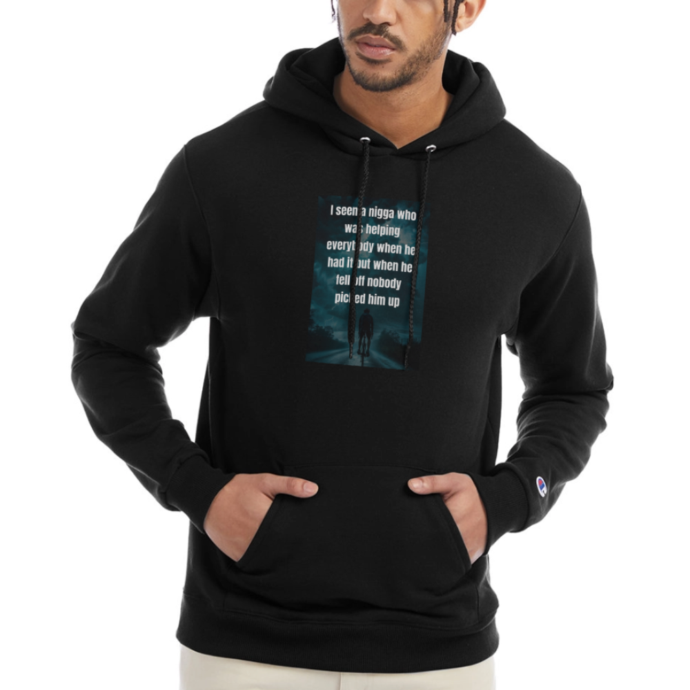 Champion Unisex Powerblend Hoodie - black