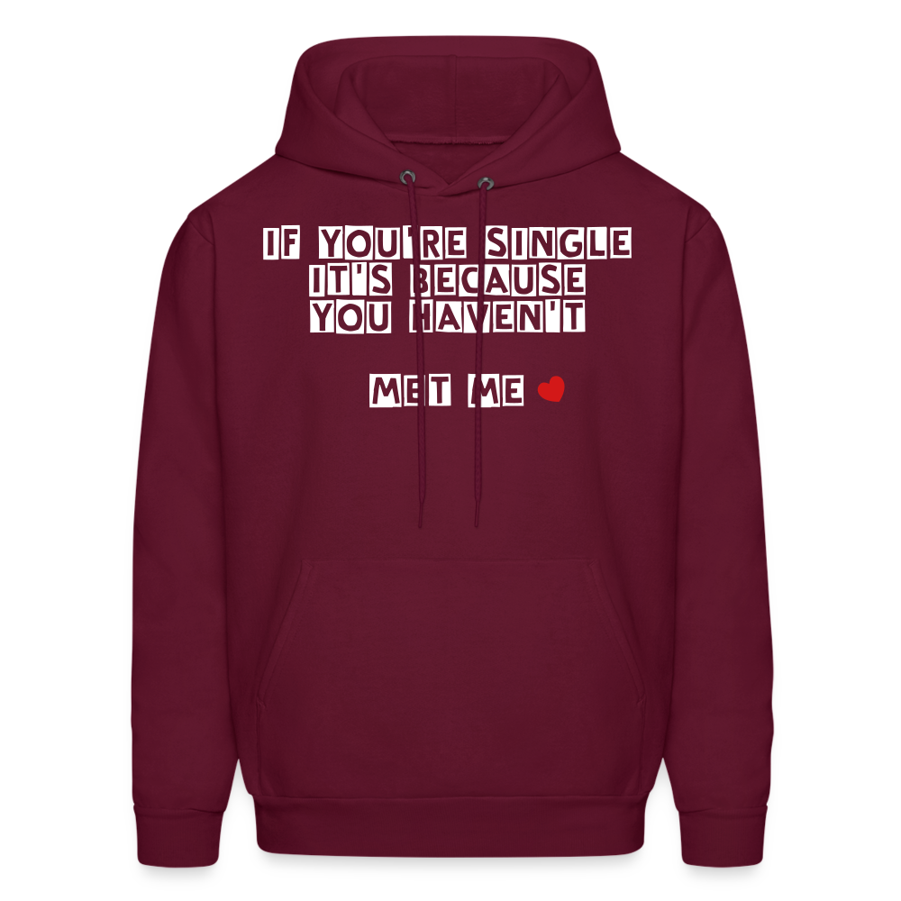 Men's Hoodie - burgundy