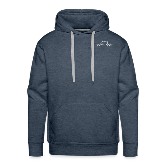 Men’s Premium Hoodie - heather denim