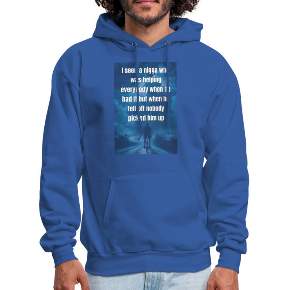 Men's Hoodie - royal blue