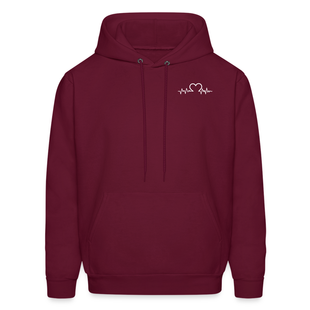 Men's Hoodie - burgundy