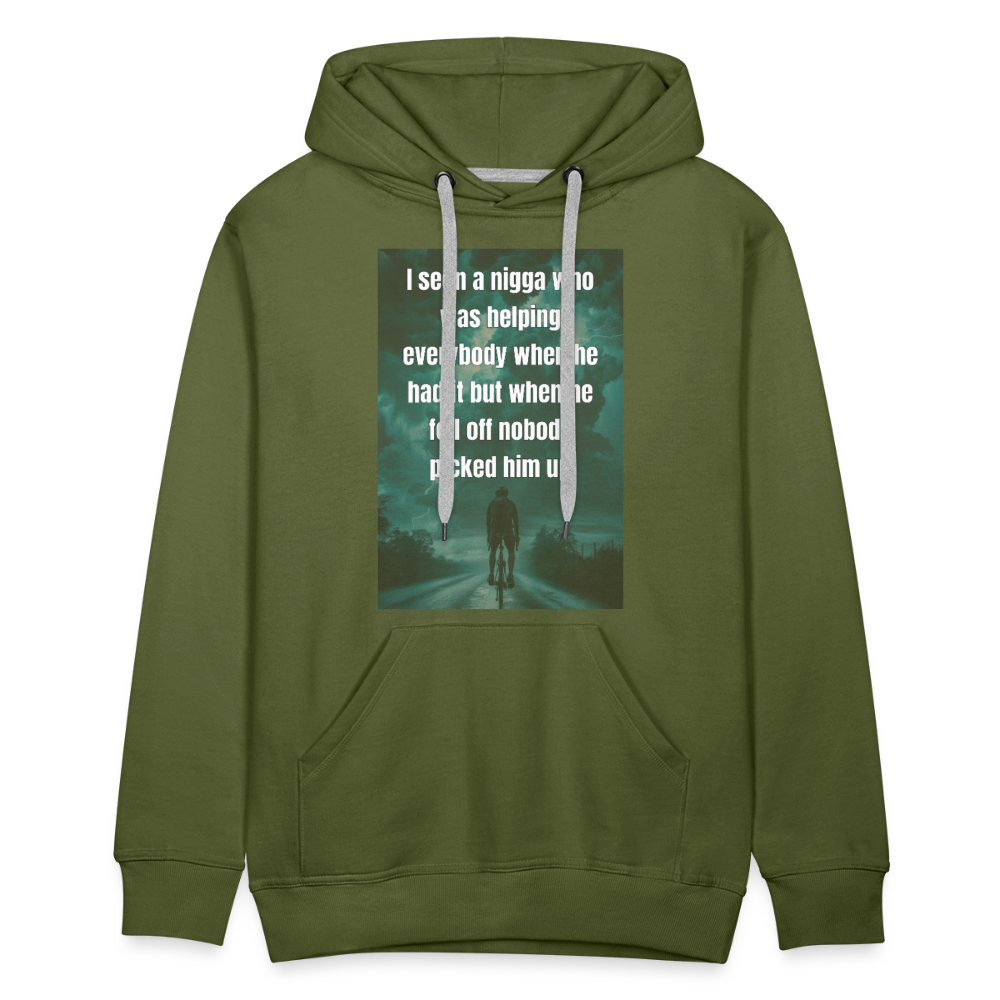 Men’s Premium Hoodie - olive green