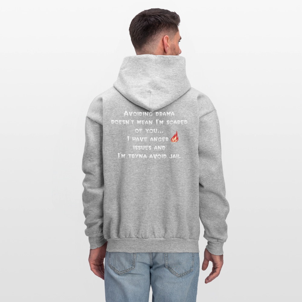 Men's Hoodie - heather gray