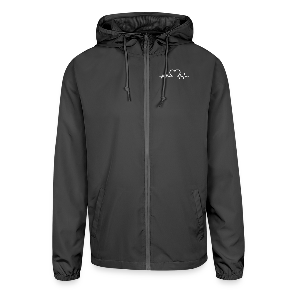 Unisex Lightweight Windbreaker Jacket - graphite