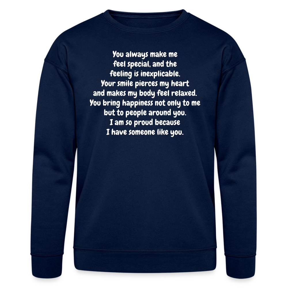 Bella + Canvas Unisex Sweatshirt - navy