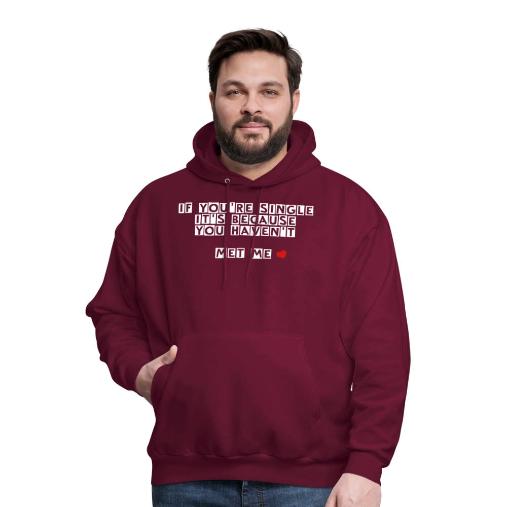 Men's Hoodie - burgundy