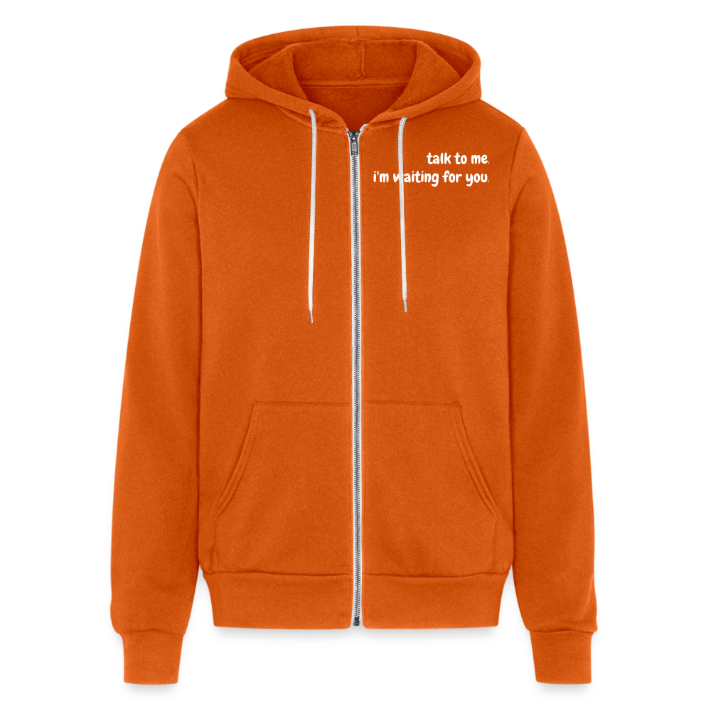 Bella + Canvas Unisex Full Zip Hoodie - autumn