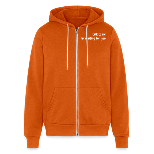 Bella + Canvas Unisex Full Zip Hoodie - autumn