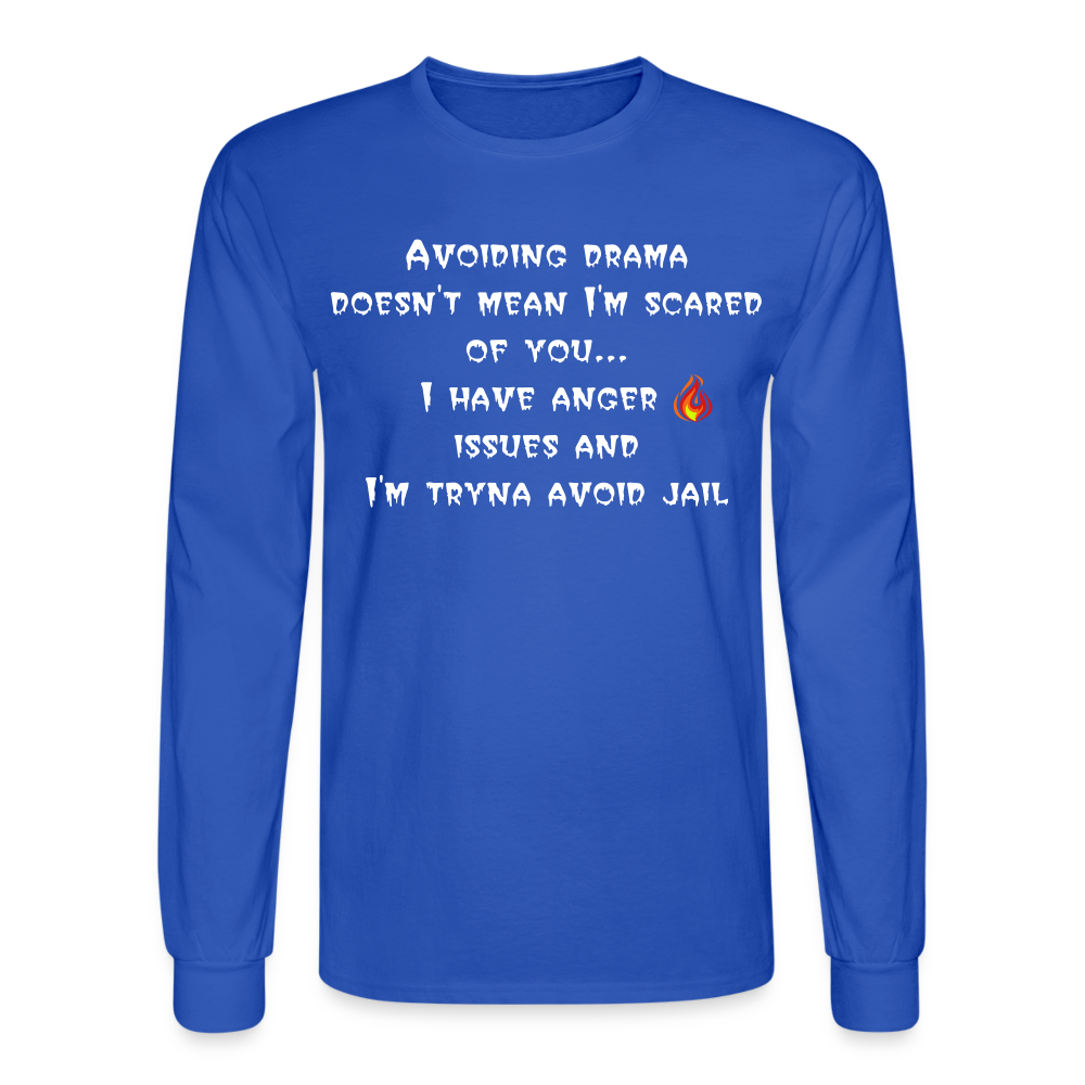 Men's Long Sleeve T-Shirt - royal blue