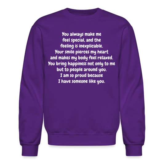 Crewneck Sweatshirt - purple