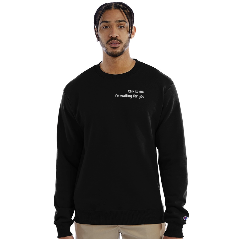 Champion Unisex Powerblend Sweatshirt - black