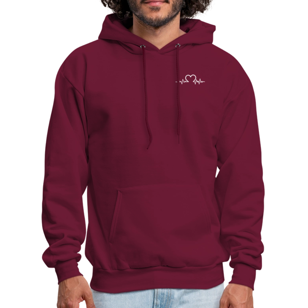 Men's Hoodie - burgundy