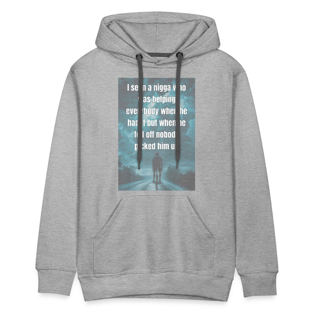 Men’s Premium Hoodie - heather grey