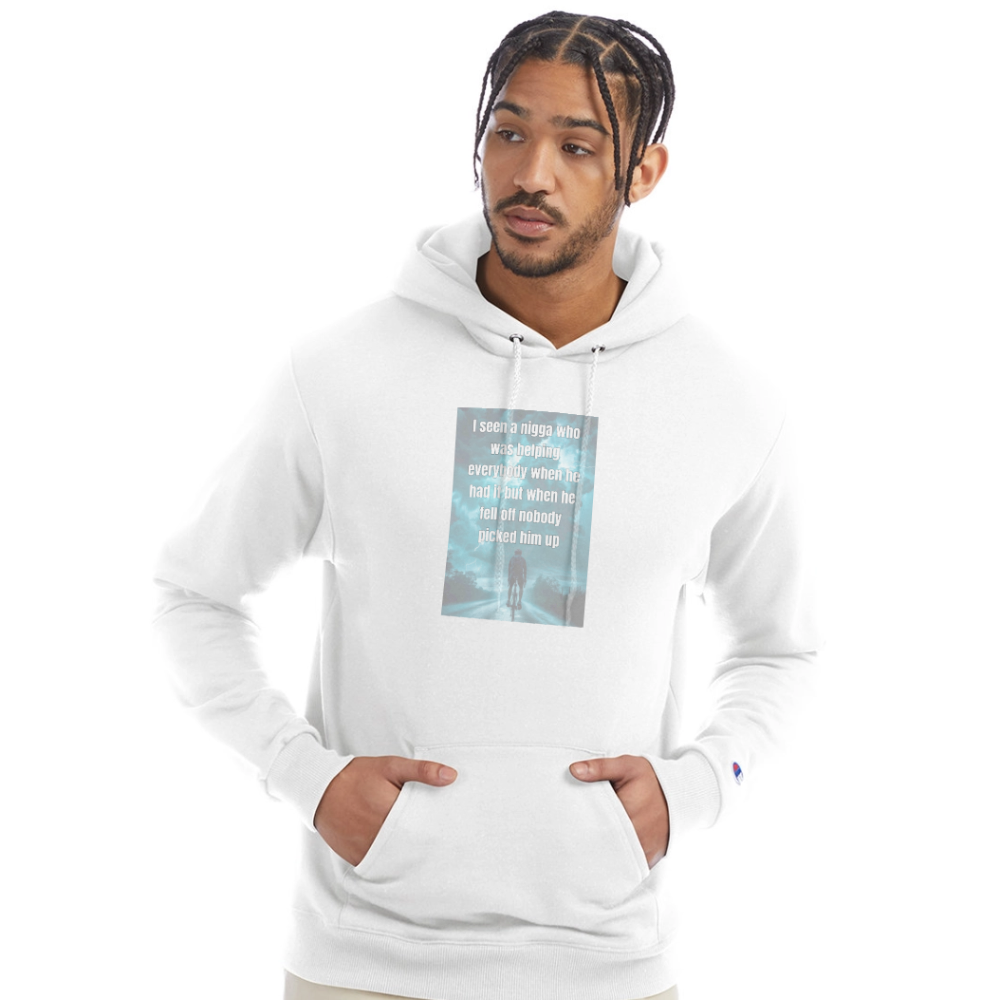 Champion Unisex Powerblend Hoodie - white