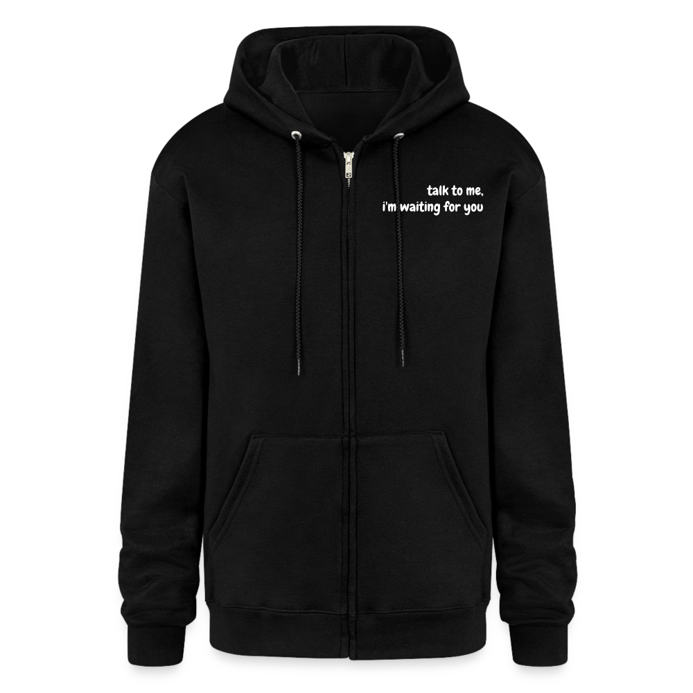 Champion Unisex Full Zip Hoodie - black