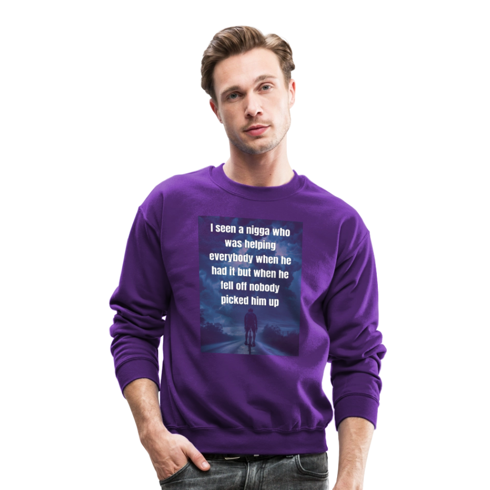 Crewneck Sweatshirt - purple