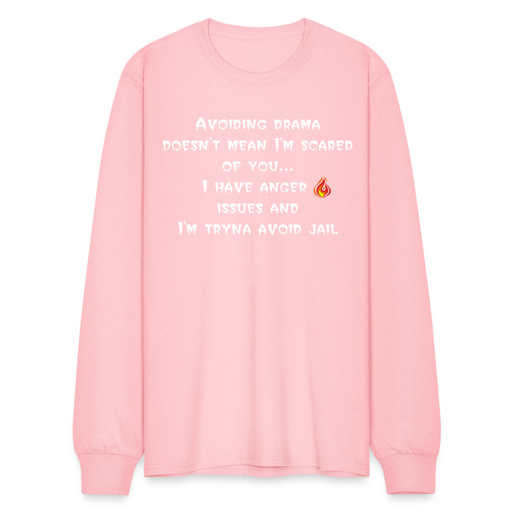 Men's Long Sleeve T-Shirt - pink