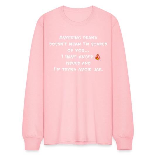 Men's Long Sleeve T-Shirt - pink