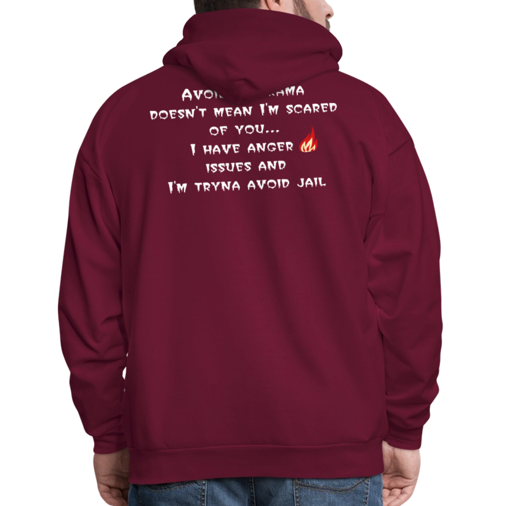 Men's Hoodie - burgundy