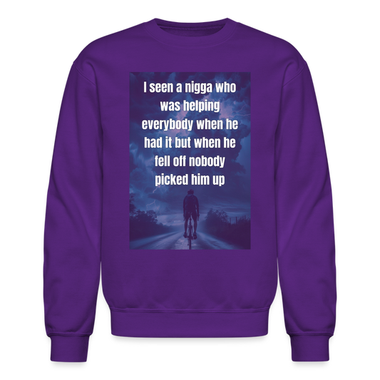 Crewneck Sweatshirt - purple