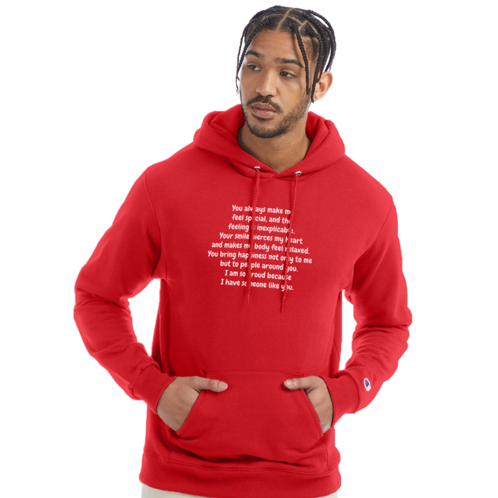 Champion Unisex Powerblend Hoodie - Scarlet