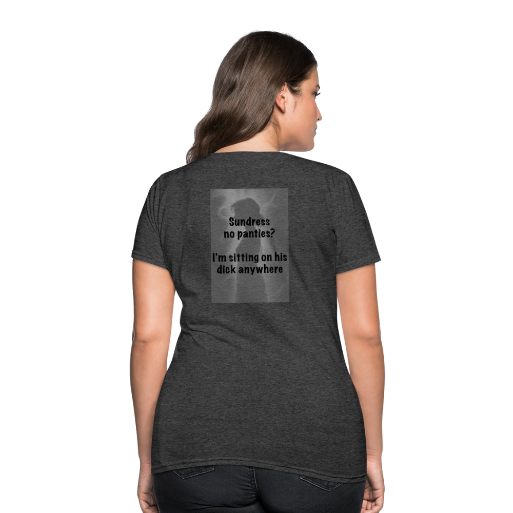 Women's T-Shirt - heather black