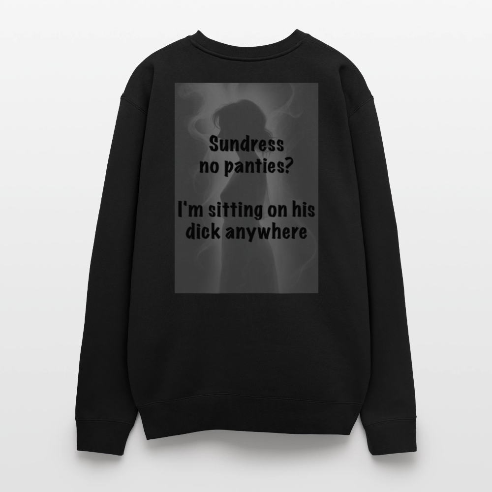 Oversized Crewneck Sweatshirt - black