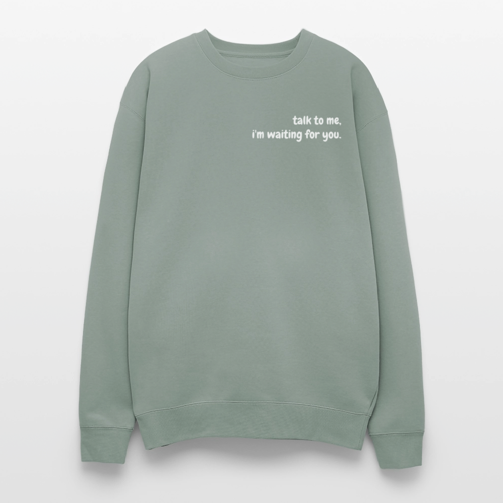 Oversized Crewneck Sweatshirt - sage