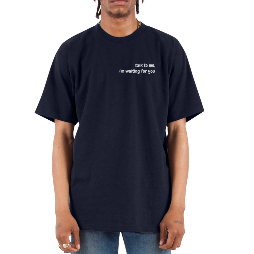 Unisex Oversized Heavyweight T-Shirt - navy