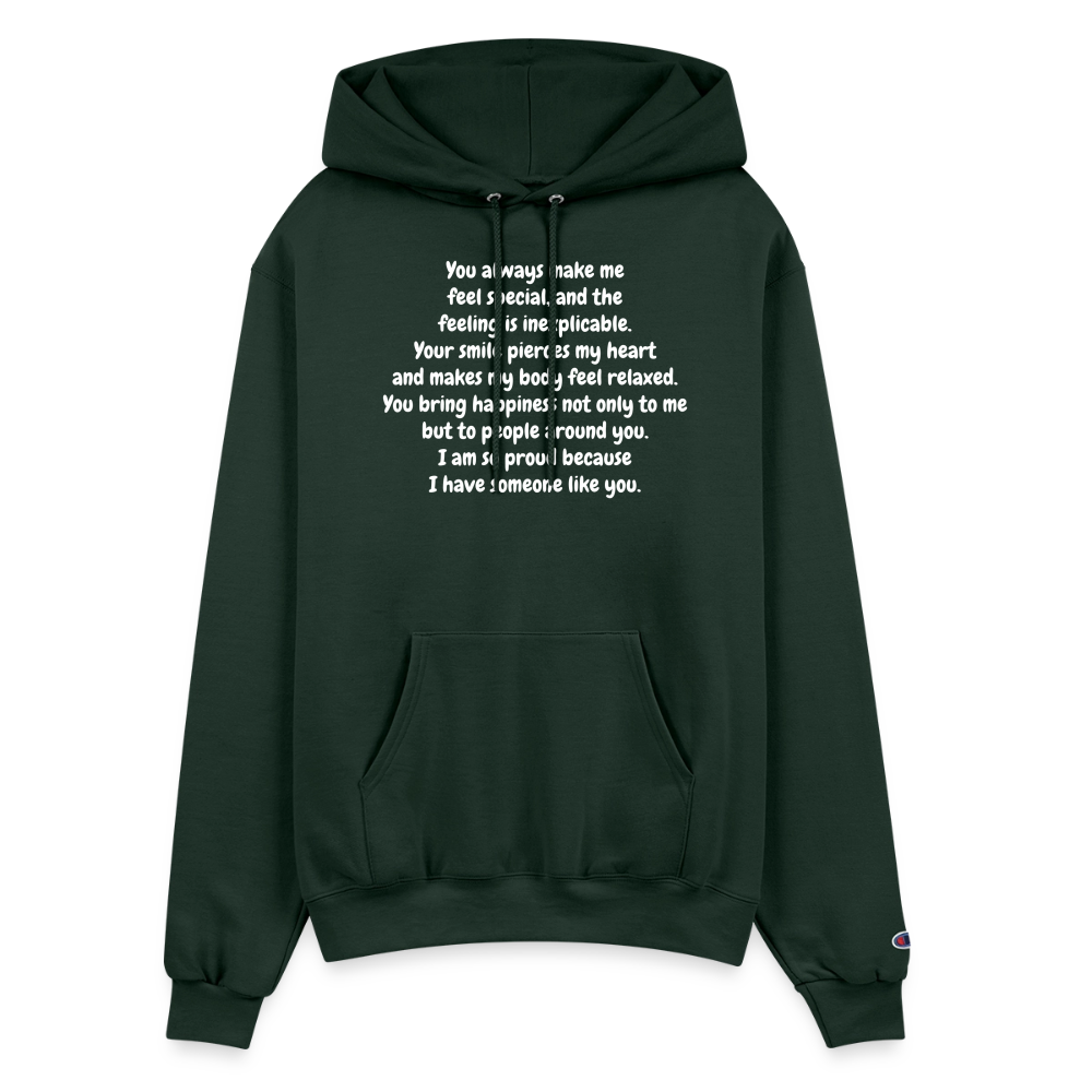 Champion Unisex Powerblend Hoodie - Dark Green