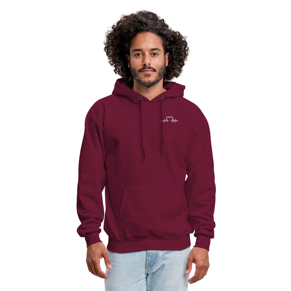 Men's Hoodie - burgundy