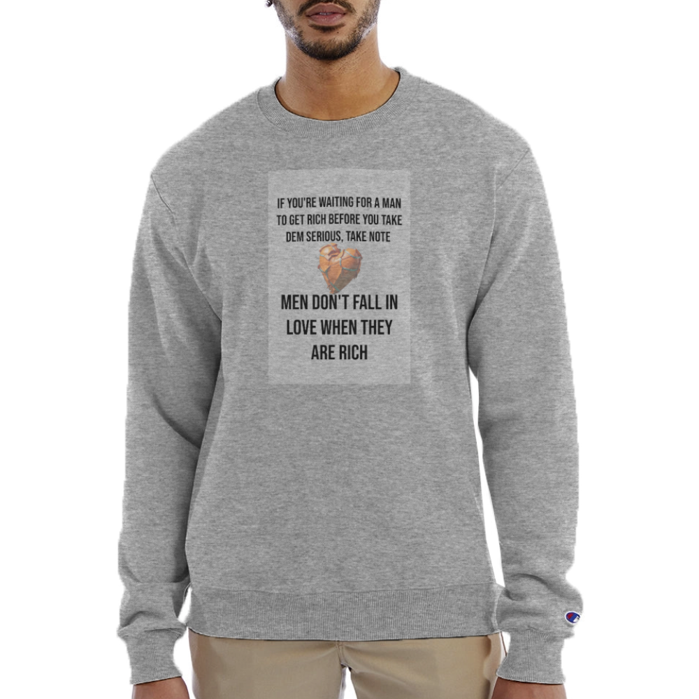 Champion Unisex Powerblend Sweatshirt - heather gray