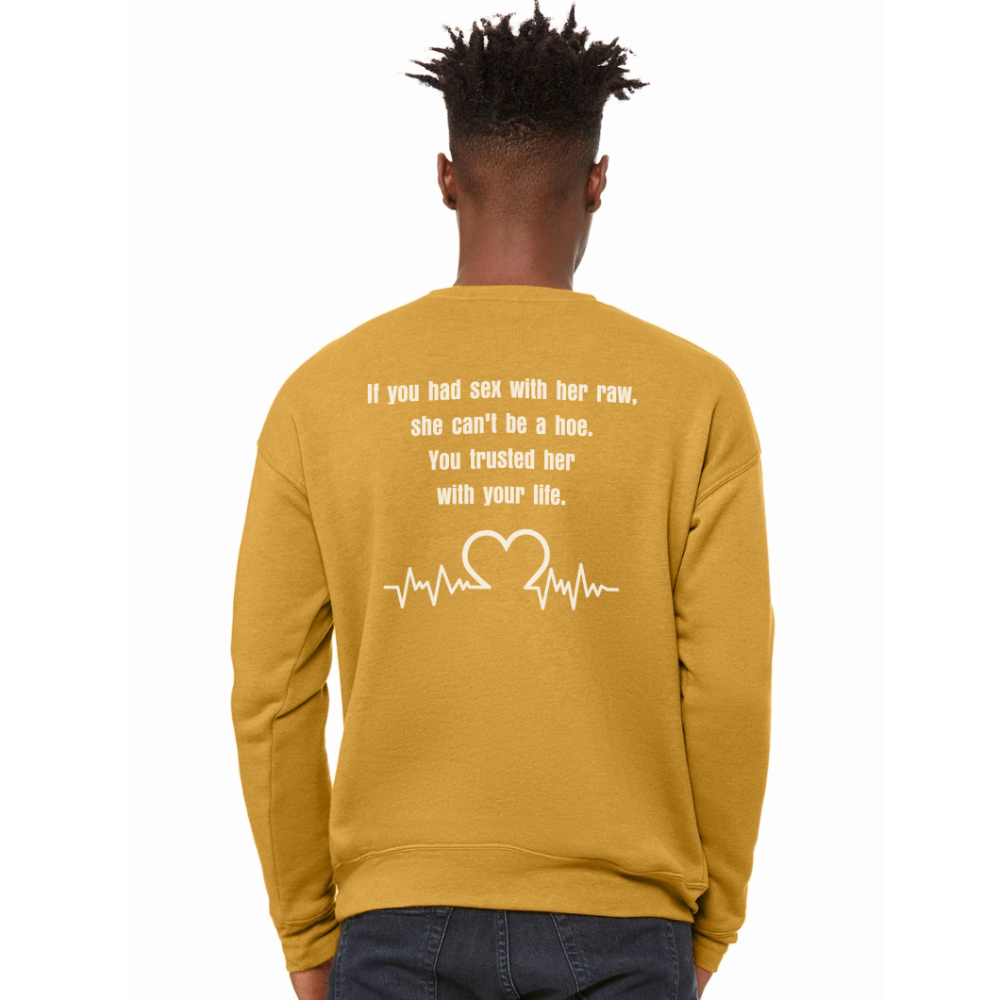 Bella + Canvas Unisex Sweatshirt - heather mustard