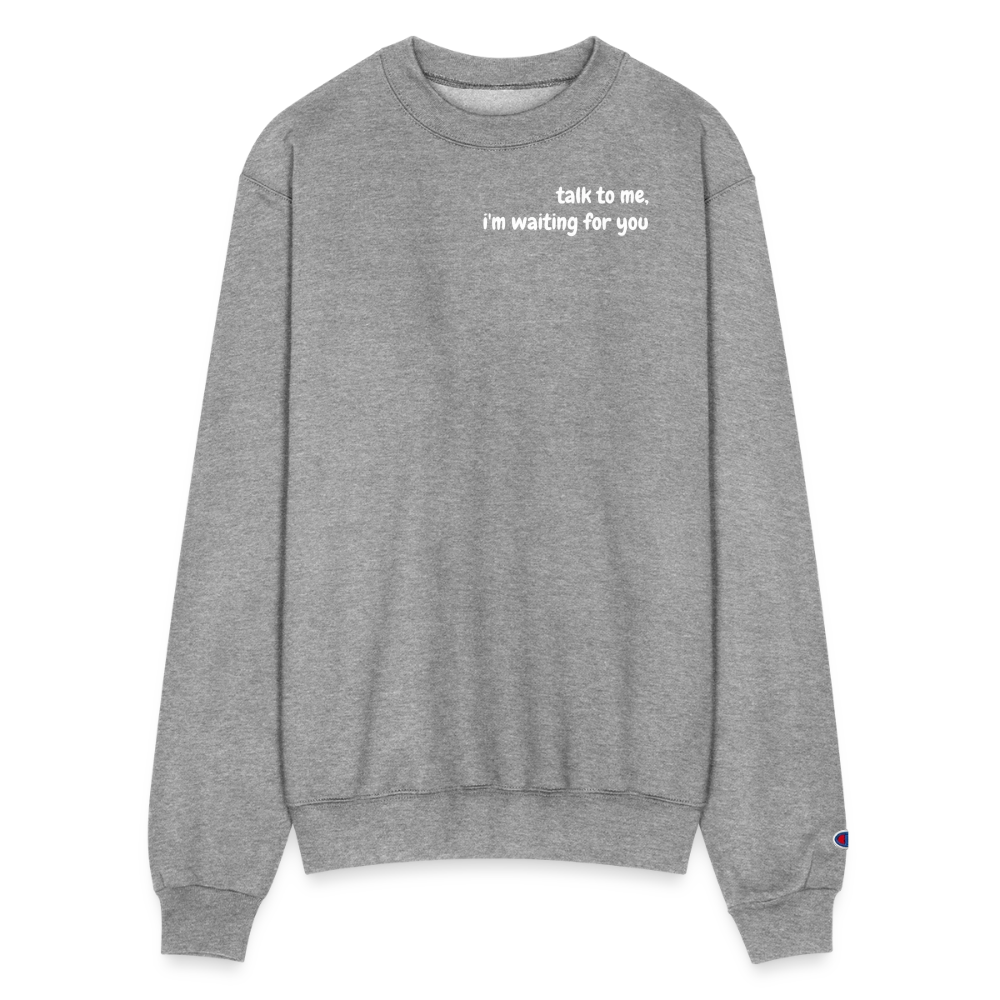 Champion Unisex Powerblend Sweatshirt - heather gray