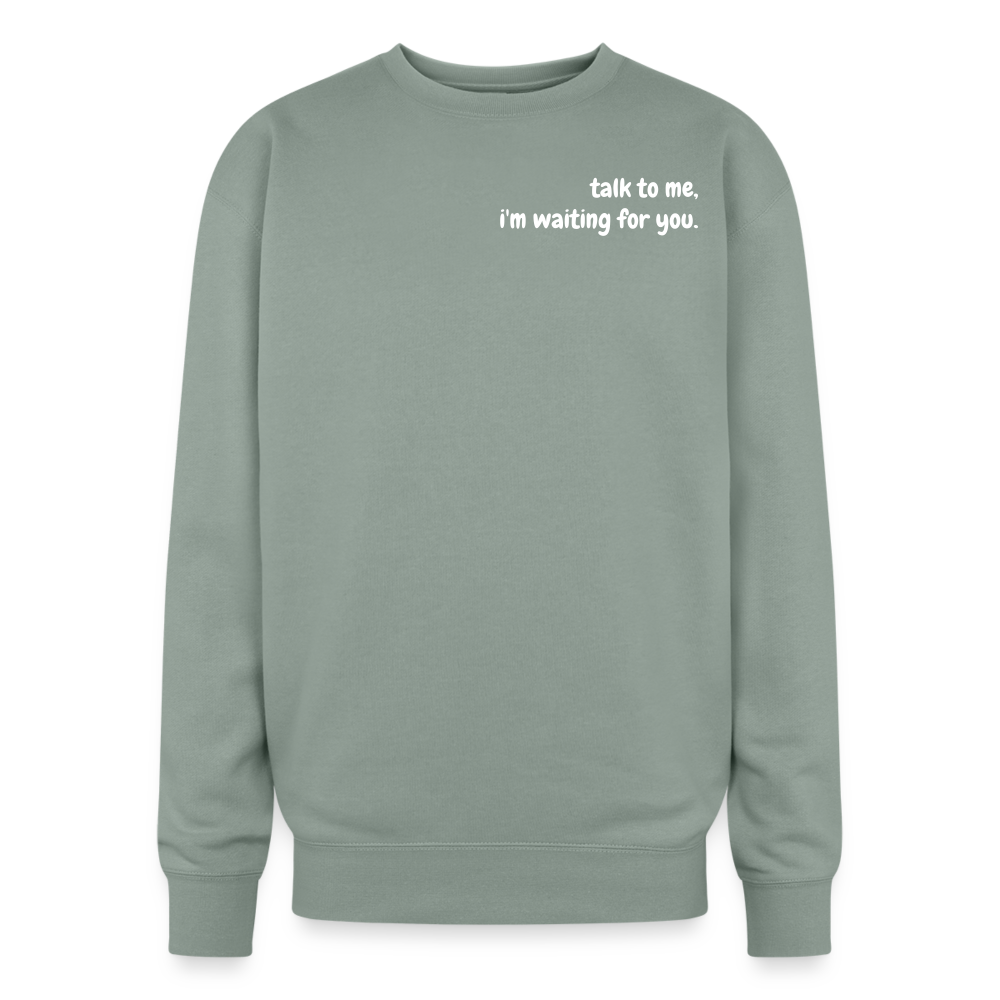 Oversized Crewneck Sweatshirt - sage