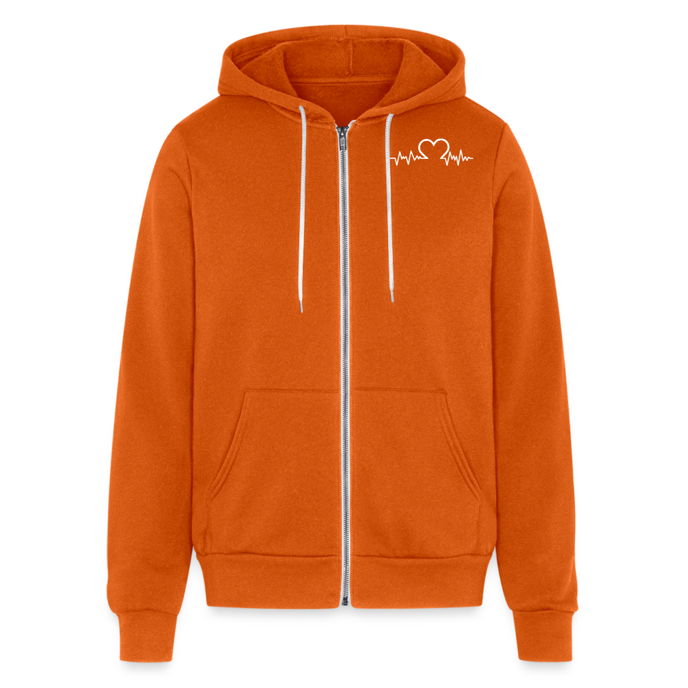 Bella + Canvas Unisex Full Zip Hoodie - autumn