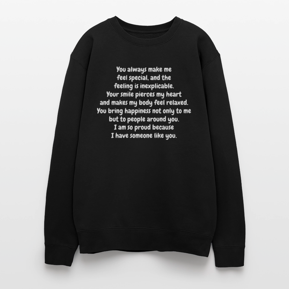 Oversized Crewneck Sweatshirt - black