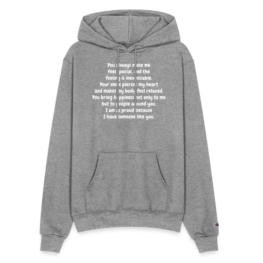 Champion Unisex Powerblend Hoodie - heather gray