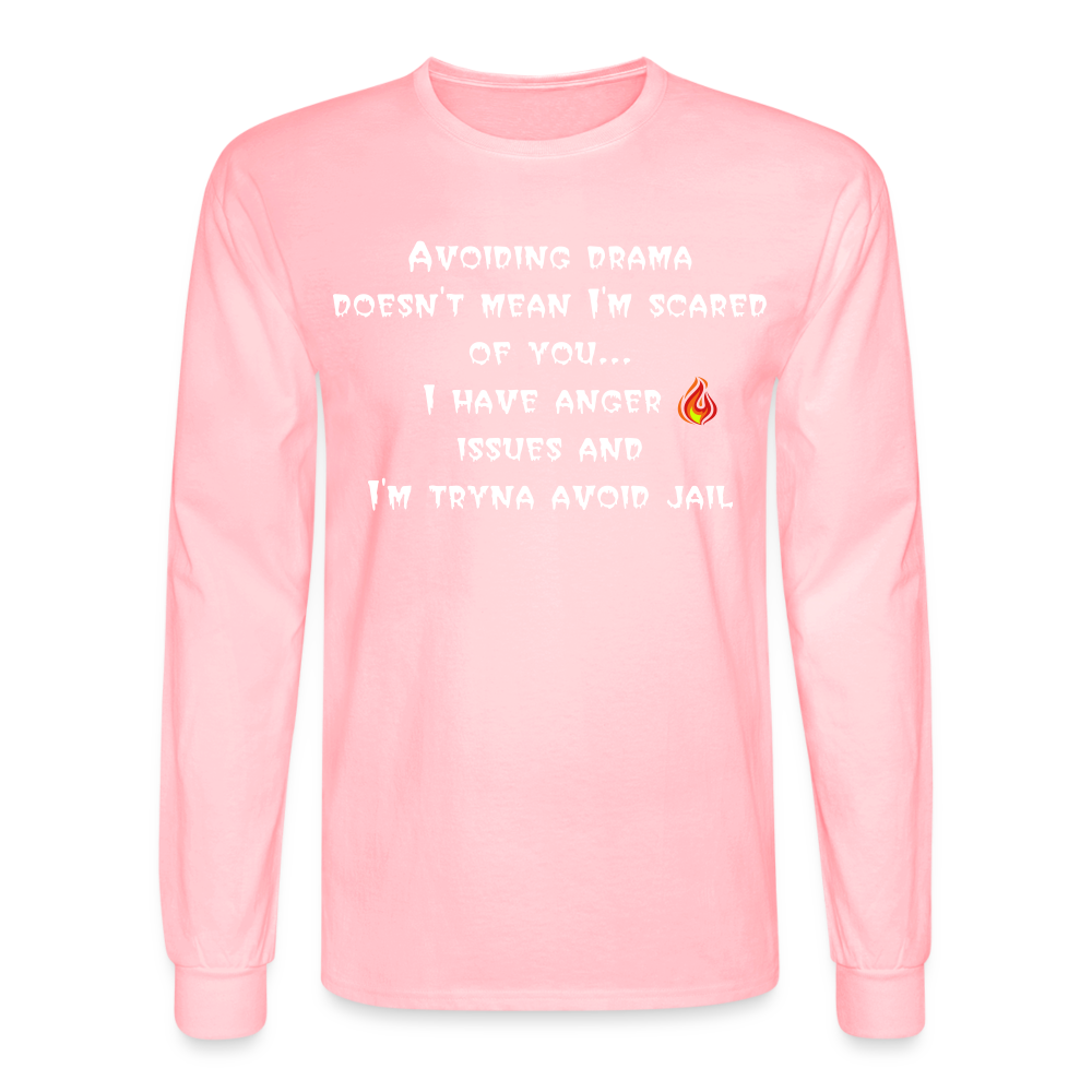 Men's Long Sleeve T-Shirt - pink