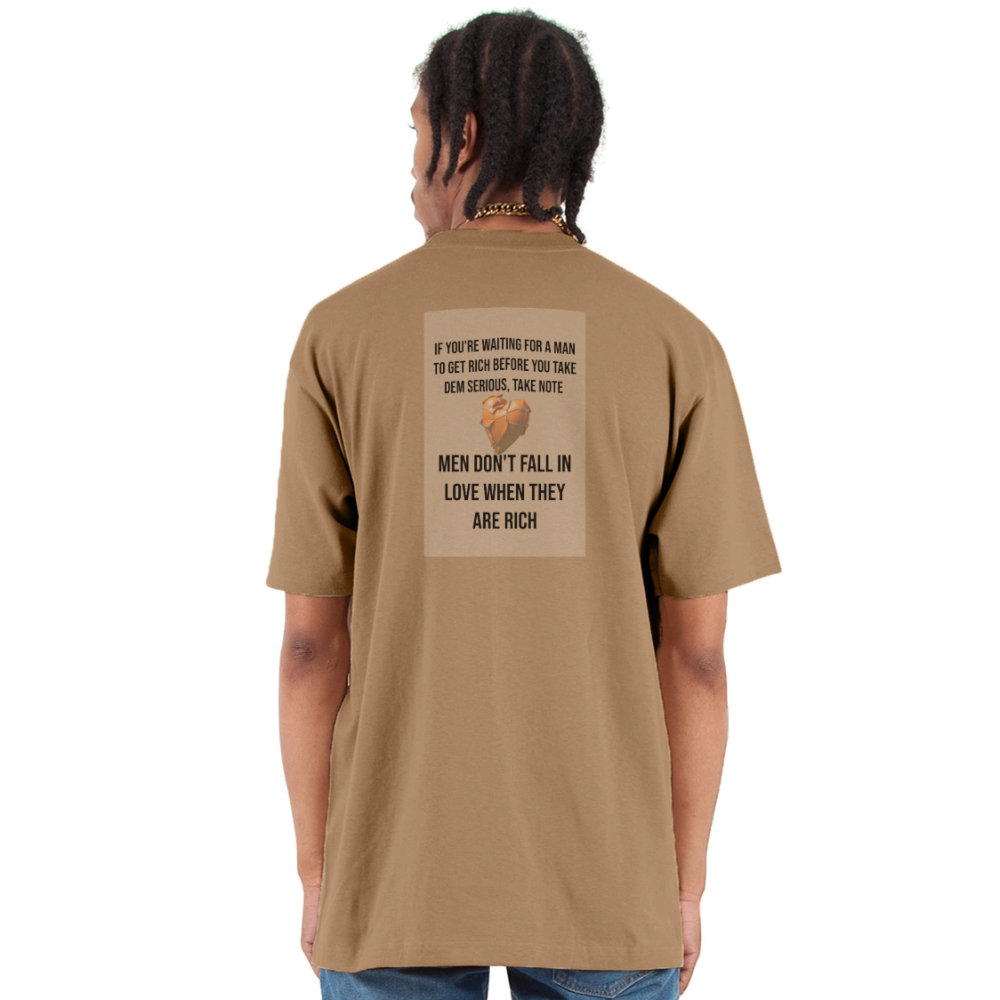 Unisex Oversized Heavyweight T-Shirt - khaki