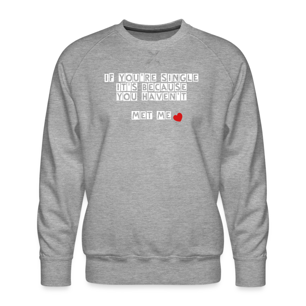 Men’s Premium Sweatshirt - heather grey