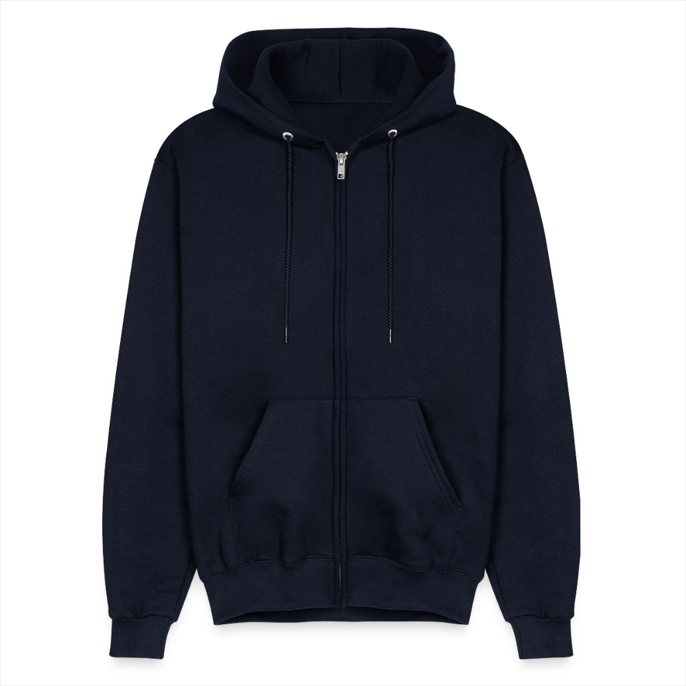 Champion Unisex Full Zip Hoodie - navy