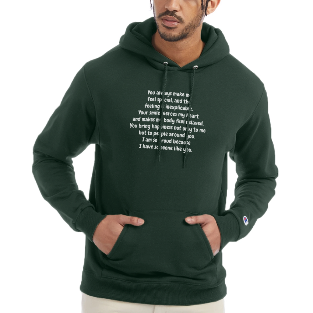 Champion Unisex Powerblend Hoodie - Dark Green