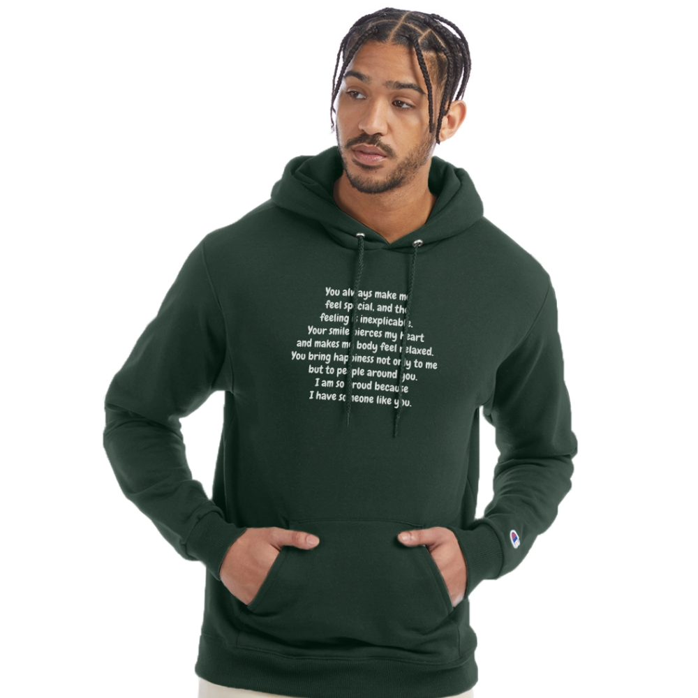 Champion Unisex Powerblend Hoodie - Dark Green