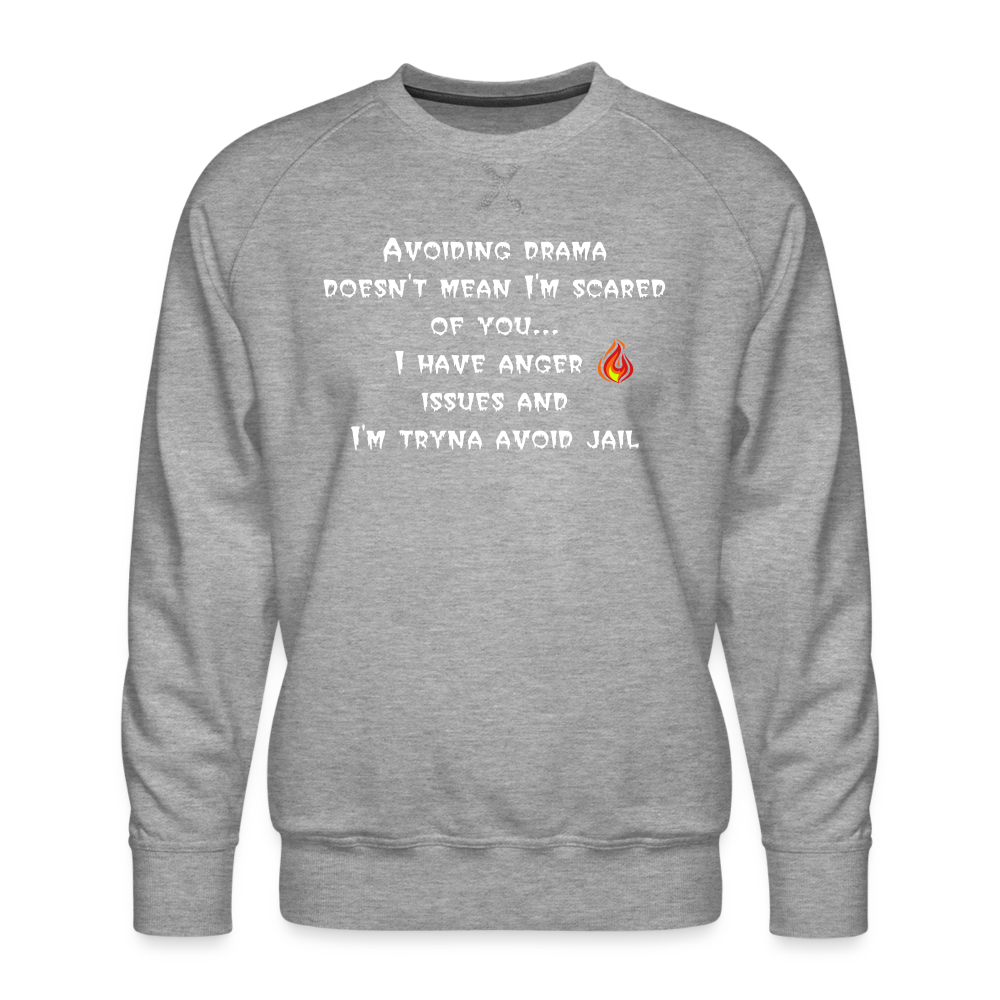 Men’s Premium Sweatshirt - heather grey