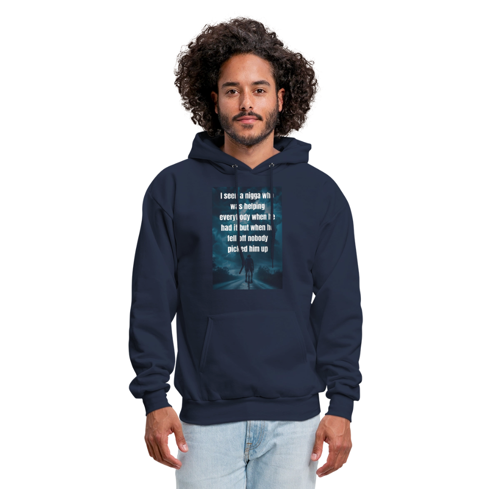 Men's Hoodie - navy