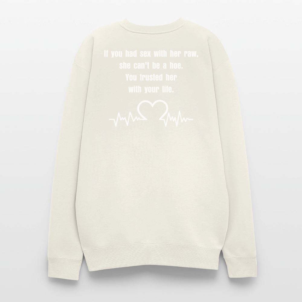 Oversized Crewneck Sweatshirt - ivory